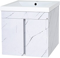 Misty Тумба под раковину Торос 75 белый мрамор